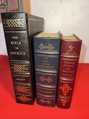 The Rifle In America-Sharpe & Guns Of The Old West-Chapel. 3 Book Set NRA pistol-image