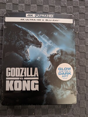 Godzilla vs Kong SteelBook Glow in the Dark 4K UHD Blu-ray Limited Edition -image