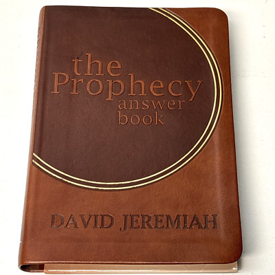 The Prophecy Answer Book (Deluxe Edition) by David Jeremiah (2010 Leather)-image