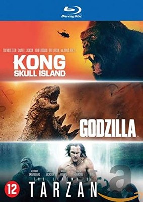 Godzilla/Kong/Tarzan (Blu-ray) (UK IMPORT)-image
