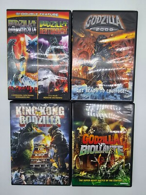 Godzilla Vs. Destroyah/Godzilla Vs. Space Godzilla Dvds Lot of 4-image