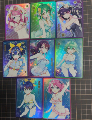 8×Yu-Gi-Oh ARC-V Yuzu Doujin Card Goddess Custom Custom 59*86 Holo-image