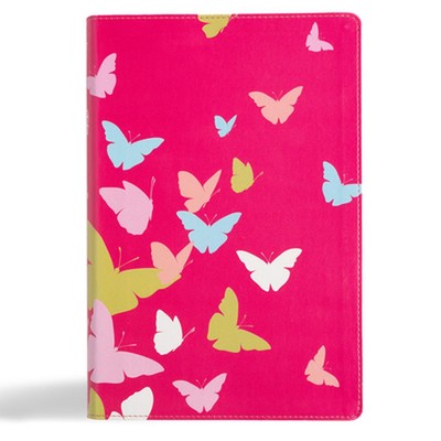 KJV One Big Story Bible, Pink Leathertouch: Connecting Christ Throughout God's S-image