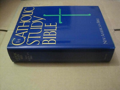 Catholic Study Bible New American Bible Oxford 1990 - Hardcover-image