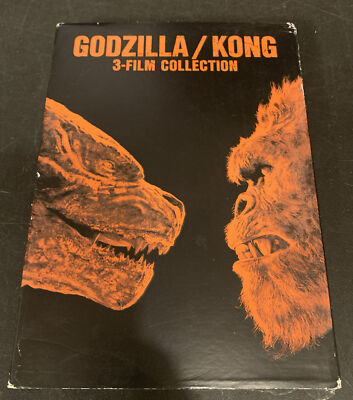 GODZILLA VS. KONG, KING OF THE MONSTERS, SKULL ISLAND - 3 FILMS (NEW/SEALED DVD)-image