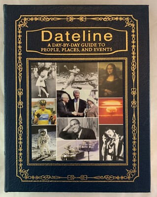 Easton Press Leather Dateline Day by Day Guide To People Places and Events-image