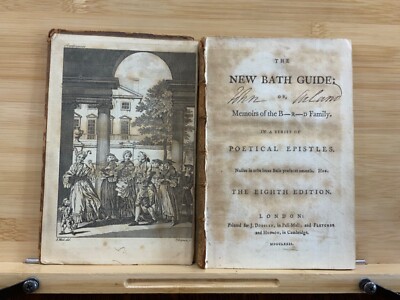 1772 New Bath Guide, or, Memoirs of the B-R-D Family - Poetical Epistles-image