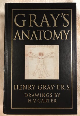GRAY’S ANATOMY by HENRY GRAY, BARNES & NOBLE DELUXE EDITION LEATHER NEW 1995-image