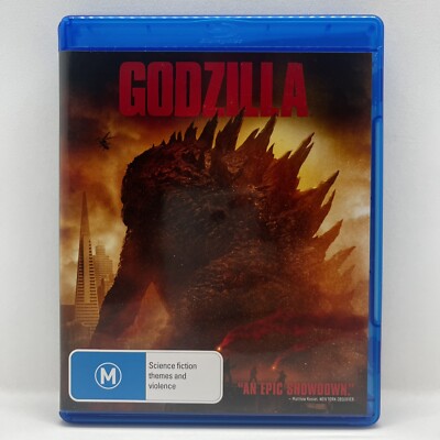 Godzilla (2014) Bryan Cranston, Elizabeth Olsen *Good Condition* Blu-ray-image