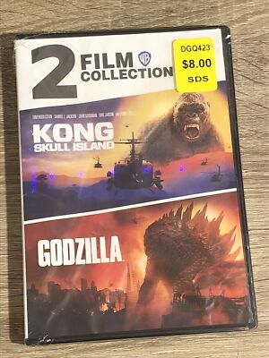 2 Film Collection Dvd Kong Skull island and Godzilla A1-image