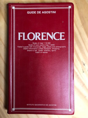 Florence Guide de Agostini 1987 Vintage Book-image