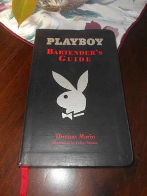 PLAYBOY Bartenders Guide Mixology Drink,Cocktails Recipe Book,Thomas Mario minty-image