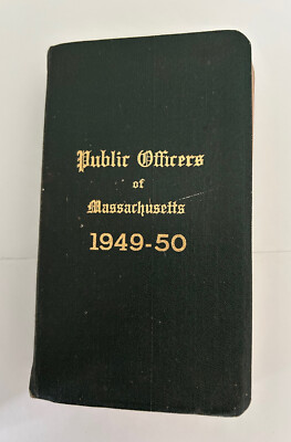 Public Officers of Massachusetts 1949-50, Hayden & Grove - Includes JFK, Jr.-image