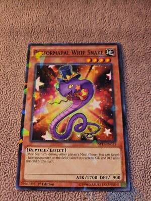 Performapal Whip Snake SP15-EN013 Star Pack Arc-V 1st Edition-image