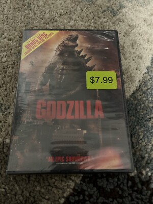 Godzilla (DVD, 2014) New Sealed Japanese Monster Pointless Cash Grab Reboot-image