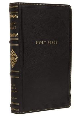 KJV, Personal Size Reference Bible, Sovereign Collection, Leathersoft, Black, R,-image