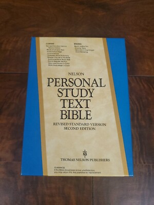 Reader's Guide to the Holy Bible RSV / 1972 - Thomas Nelson, Inc./ Black Leather-image