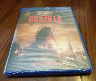 Godzilla (Blu Ray, 2014), Ken Wantanabe, Elizabeth Olsen, BRAND NEW SEALED-image
