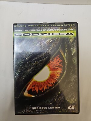 Godzilla (DVD, 1998) PG13 Widescreen TriStar Matthew Broderick, Jean Reno-image