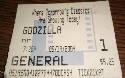 GOJIRA BLU-RAY+ 1ST USA RELEASE STUB LOT GODZILLA-image