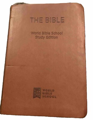 The Bible World Bible School Study Edition Imitation Leather ESV 2016- Clean-image