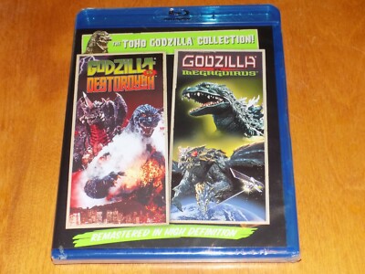 GODZILLA VS. DESTOROYAH / GODZILLA VS. MEGAGUIRUS 2 MOVIES BLU-RAY SEALED NEW-image