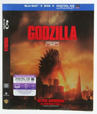 Godzilla Bluray SLIPCOVER ONLY See Pics 2014 Canadian Release -image