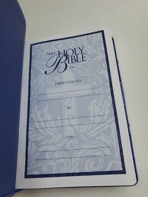 2001 Zondervan Holy Bible NIV Italian Duo Tone Red Letter -image