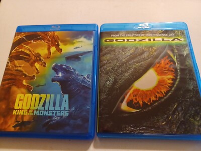 Lot of 2 Blurays Godzilla and Godzilla King of the Monsters.  GOOD CONDITION -image
