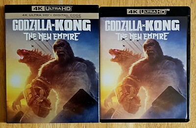 GODZILLA X KONG: THE NEW EMPIRE   4K ULTRA HD UHD BLU-RAY  EXCELLENT W/ SLIP-image