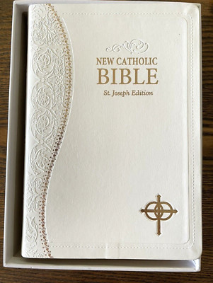 NCB St. Joseph New Catholic Bible Personal Size Wedding Marriage Edition White-image
