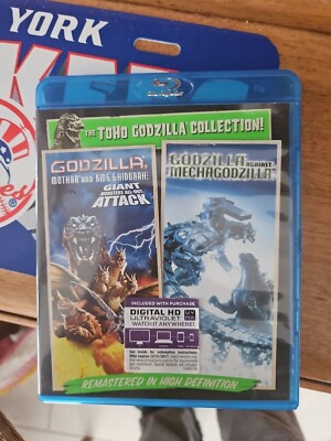 Godzilla Against Mechagodzilla/Godzilla, Mothra, King Ghidorah Bluray RARE OOP-image