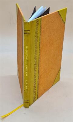 Fragments Of A Zadokite Work./ Translated From The Cambridge Heb [Leather Bound]-image