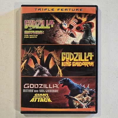 Godzilla And Mothra/Godzilla Vs. King Ghidorah... DVD TRIPLE FEATURE RARE OOP NR-image