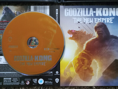 Godzilla X Kong: the New Empire 4k Ultra HD (DISC ONLY) + Artwork-image