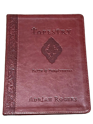 Tapestry Faith and Forgiveness Adrian Rogers Journal Devotional Leather 2013-image