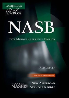 NASB Pitt Minion Reference Bible, Black Goatskin Lea (Leather Bound) (UK IMPORT)-image