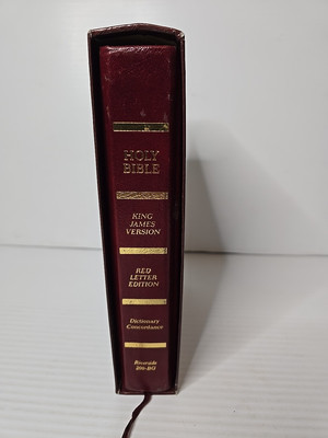 Holy Bible King James Version Red Letter Edition With Sleeve-image
