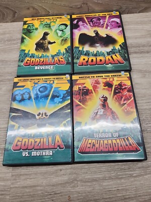  VS. MOTHRA, TERROR OF MECHAGODZIlla, GODZILLAS REVENGE RODAN   Scratches&Haze!-image