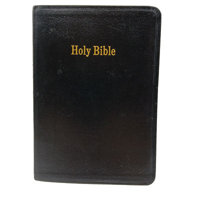 Holy Bible Second Edition Nelson Red Letter 1972 Black Leather Revised-image