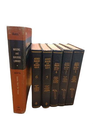 AUDELS Carpenters and Builders Guide incomplete Volumes 3/4 Reprinted 1947 & mas-image