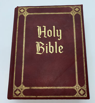 HOLY BIBLE Guiding Light Edition 1960 KJV Good Counsel Publishing Leather-Bound-image
