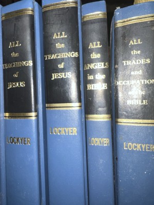 Bible Reference. Book By Lockyer 17 Volumes Various Bible Topics-image