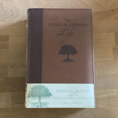 The Purpose Driven Life Deluxe Journal Italian Duo-Tone Inspirio New Sealed-image
