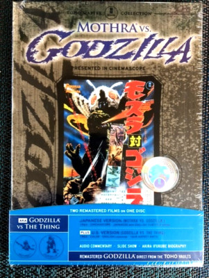 MOTHRA vs GODZILLA aka GODZILLA vs THE THING-1964 (Toho DVD) 2 Versions NEW OOP-image