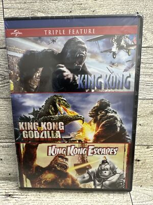 King Kong / King Kong Vs. Godzilla / King Kong Escapes (DVD) New Ships FREE-image