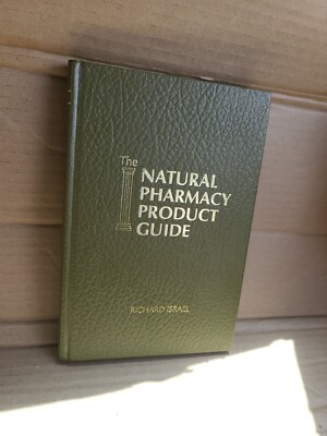 NEW The Natural Pharmacy Product Guide Richard Israel leather bound w/ gold gild-image