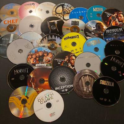 Lot of 31 DVD Discs Only + Artwork - Very Good-image