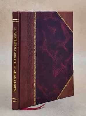 La Para?Tri?S?Ika?Laghuvr?Tti De Abhinavagupta 1975 [Leather Bound]-image