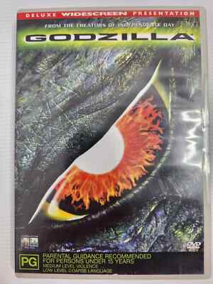 Godzilla (DVD, 1998) Mathew Broderick FAST! FREE! POSTAGE! AUS!🍿-image